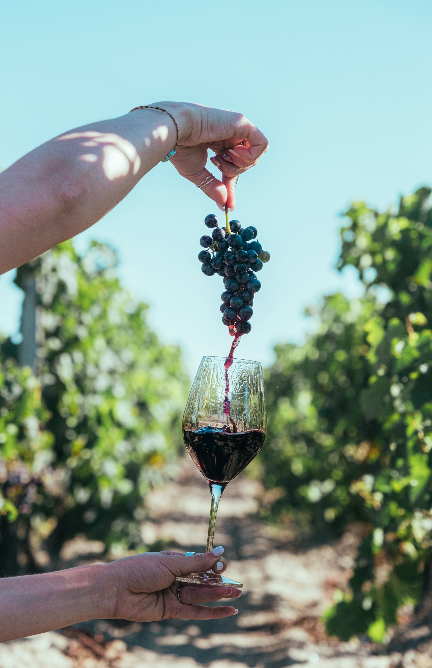 Wine poured as part of a considered Okanagan experience
